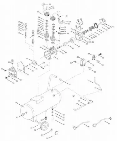 MOTOR POWER CORD