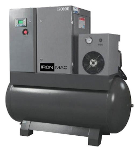 Винтовой компрессор IRONMAC IC 20/15 DF VSD 500L с ресивером Винтовой компрессор IRONMAC IC 20/15 DF VSD 500L с ресивером фото