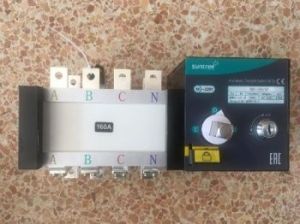 Реверсивный рубильник-переключатель с моторприводом 160А Реверсивный рубильник-переключатель с моторприводом 160А фото