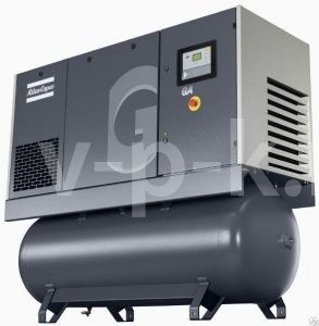 Винтовой компрессор Atlas Copco GA 5 10 FF с ресивером
