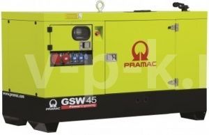 Дизельный генератор PRAMAC GSW 45 P 3-фазный в кожухе  Дизельный генератор PRAMAC GSW 45 P 3-фазный в кожухе  фото