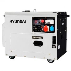 Дизельный генератор Hyundai DHY 8000SE-3  4-х тактный Дизельный генератор Hyundai DHY 8000SE-3  4-х тактный фото