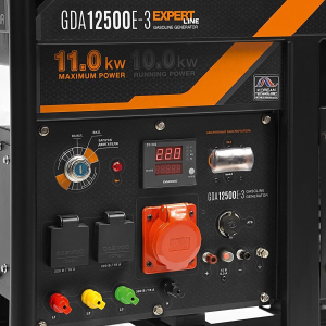 Бензиновый генератор DAEWOO GDA 12500E-3 GDA 12500E-3 промышленный фото