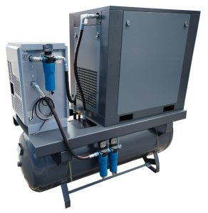 Винтовой компрессор IRONMAC IC 7,5/10 C VSD DF 500L (IP23) высокого давления фото