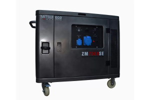 Бензиновый генератор Mitsui ZM 7000 SE  для дачи бесшумный фото