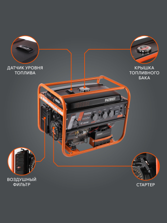 Бензиновый генератор  GRS 6500 E