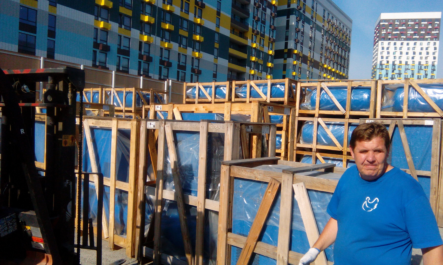 Отгрузка винтового компрессора в регион