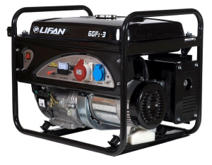 Бензиновый генератор Lifan 6 GF2-3 (LF7000-3) 00000118 4-х тактный фото
