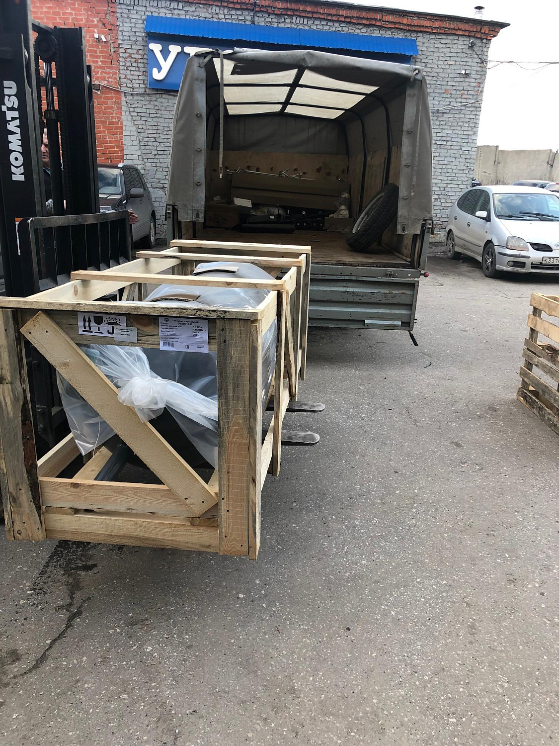 Отгрузка ресивера REMEZA в Новгороде