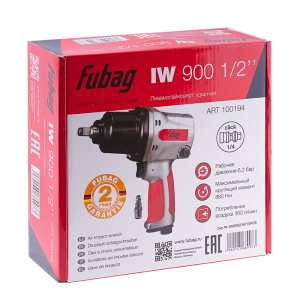 Пневмогайковерт Fubag IW900 1/2" (880Нм_6.3бар_1/2") Пневмогайковерт Fubag IW900 1/2" (880Нм_6.3бар_1/2") фото