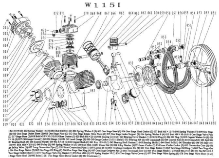 Фланец маслоуказателя для w115-16 (16 бар)