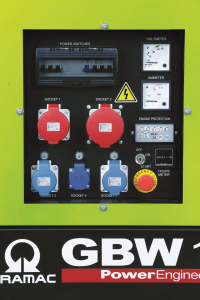 Дизельный генератор PRAMAC GBW22Y 3-фазный в кожухе (альт. Mecc Alte ECP28-M4 C)  фото