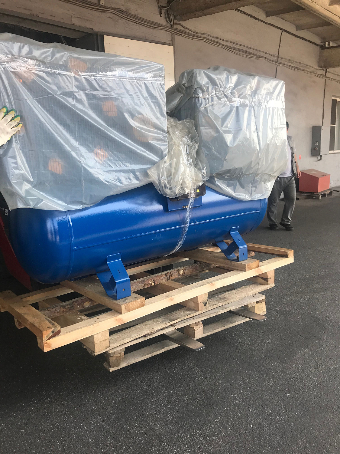 Отгрузка поршневого тандемного компрессора