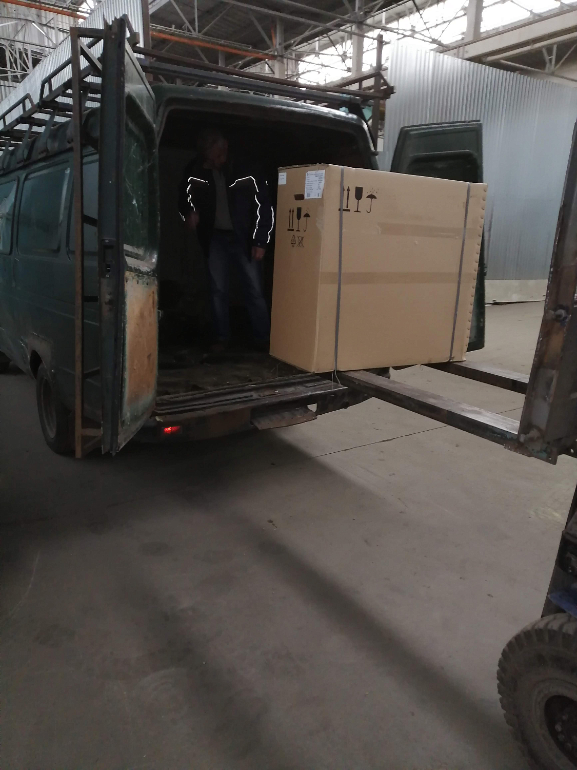 Отгрузка LB30A на 100 литровом ресивере