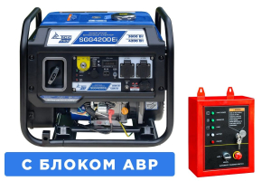 Бензиновый генератор ТСС SGG 4200Ei с блоком АВР 111112 4-х тактный фото