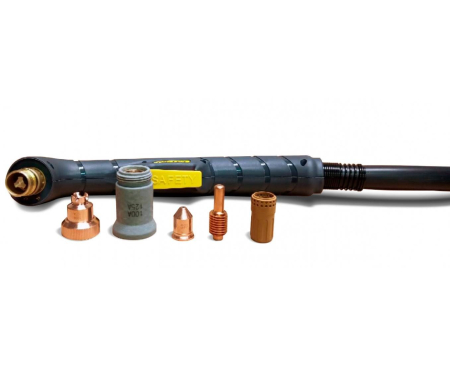 Плазмотрон ручной с пневмоподжигом TH-125 (12 метров,центральный адаптер) Ручной