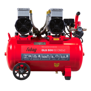 Поршневой компрессор Fubag OLS 500/50 CM2х2 + Набор пневмоинструмента Basic S1000 фото