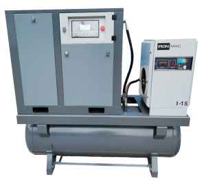 Винтовой компрессор IRONMAC IC 7,5/10 C VSD DF 500L (IP54) фото