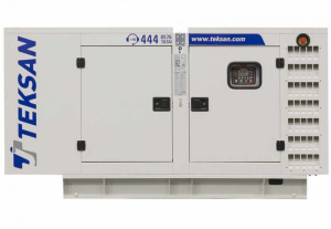 Дизельный генератор TEKSAN TJ100PE5L в кожухе  синхронный фото