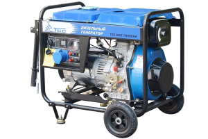 Дизельный генератор ТСС SDG 7000EHA в кожухе МК-2.1 034167 4-х тактный фото