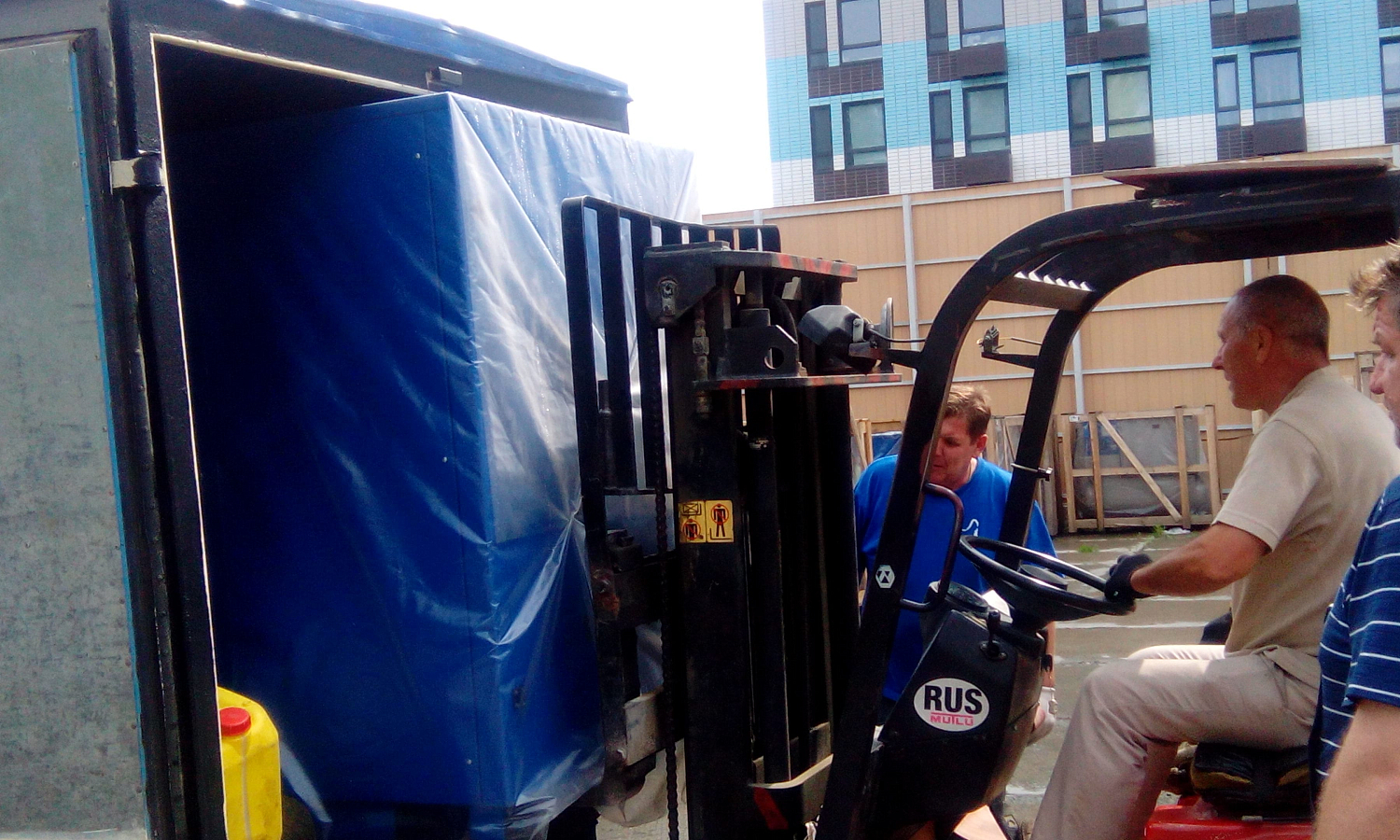 Отгрузка винтового компрессора Remeza ВК50-8 в Екатеринбург Отгрузка винтового компрессора Remeza ВК50-8 в Екатеринбург