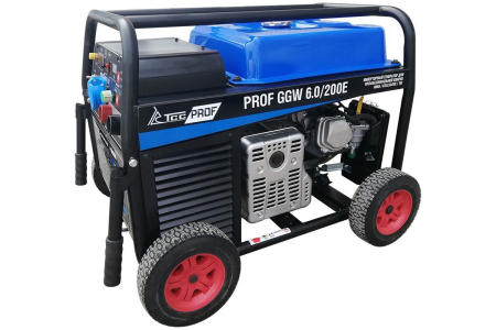 Бензиновый генератор  PROF GGW 6.0/200E (MMA/TIG/Cellulose)