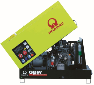 Дизельный генератор PRAMAC GBW30P 3-фазный в кожухе (альт. Pramac PB18G/4)  фото