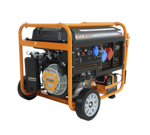 Бензиновый генератор Lifan 10500EA-3U с датчиком моточасов (с мощн без огранич при 1-но и 3-х фазном режиме) 00160714 передвижной фото