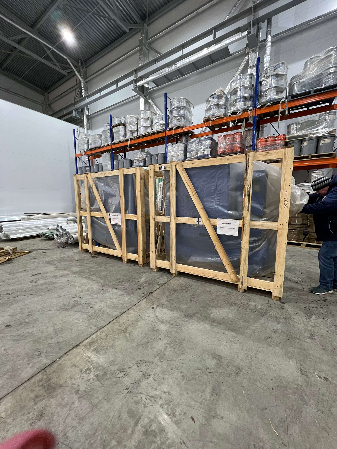 Отгрузка винтового компрессора REMEZA ВК20Т-16-500Д2 в г. Нижний Новгород