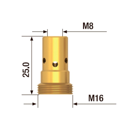 Горелка сварочная для полуавтомата Fubag FB 500 4m