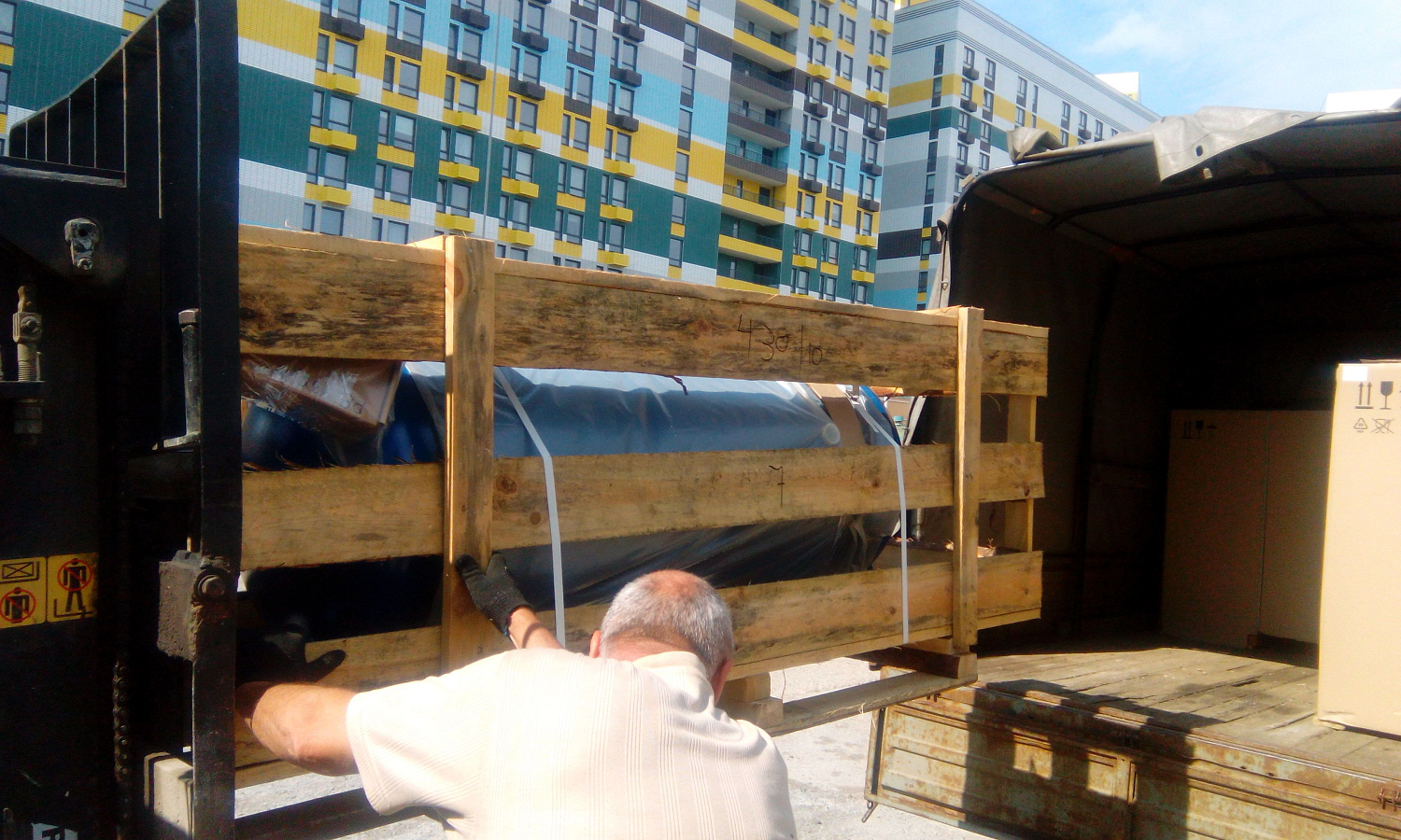 Отгрузка продукции в Новосибирск