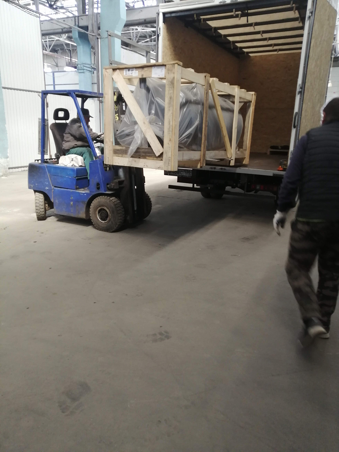 Отгрузка вертикального ресивера