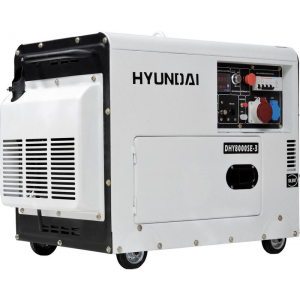Дизельный генератор Hyundai DHY 8000SE-3  4-х тактный Дизельный генератор Hyundai DHY 8000SE-3  4-х тактный фото