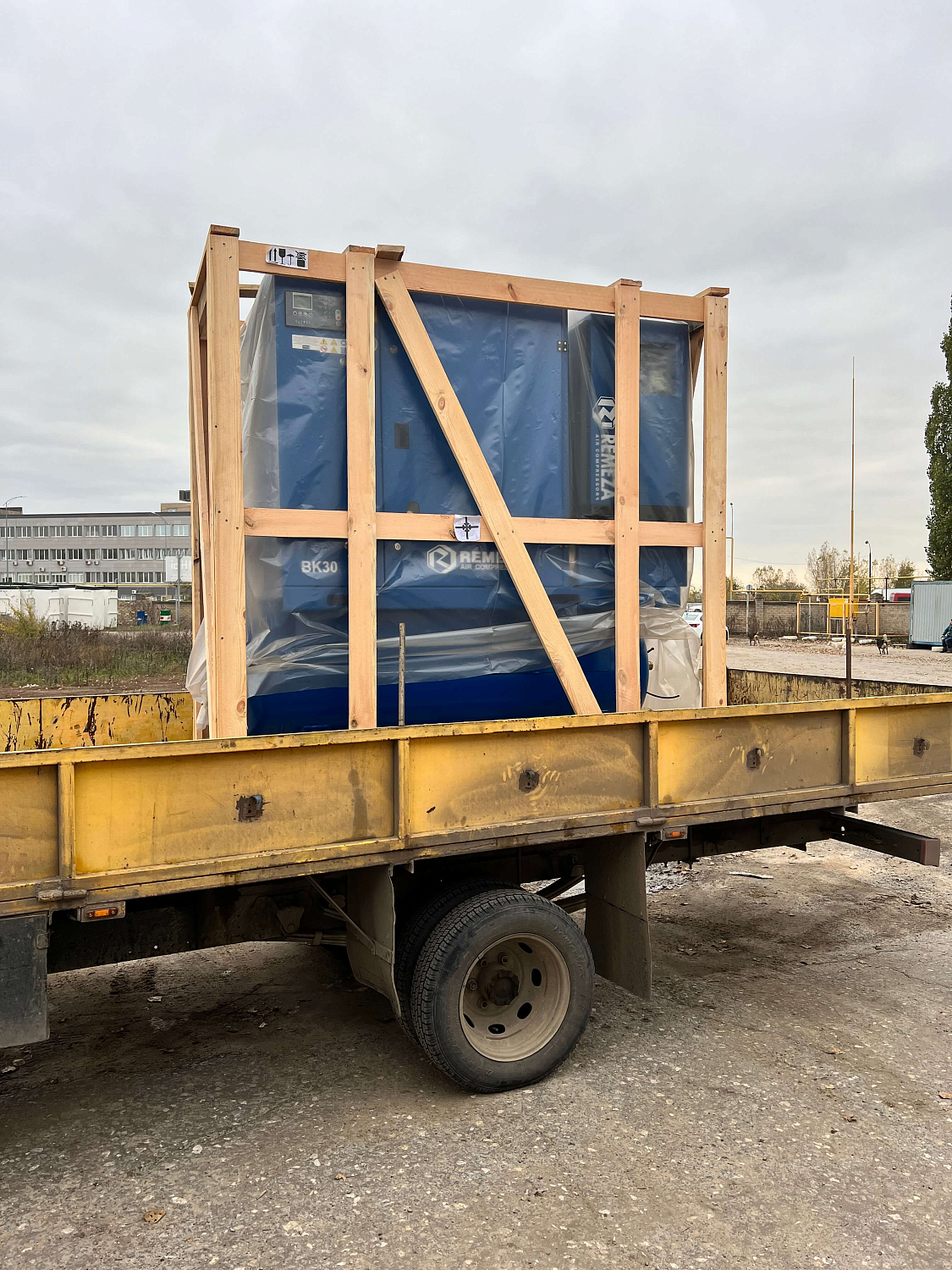 Отгрузка винтового компрессора REMEZA ВК30-15-500Д в г. Волгоград Отгрузка винтового компрессора REMEZA ВК30-15-500Д в г. Волгоград